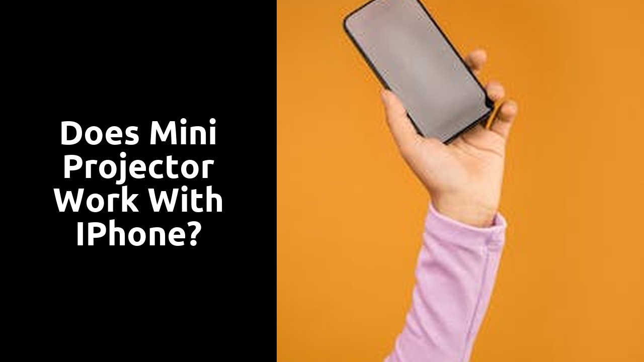 Does mini projector work with iPhone?