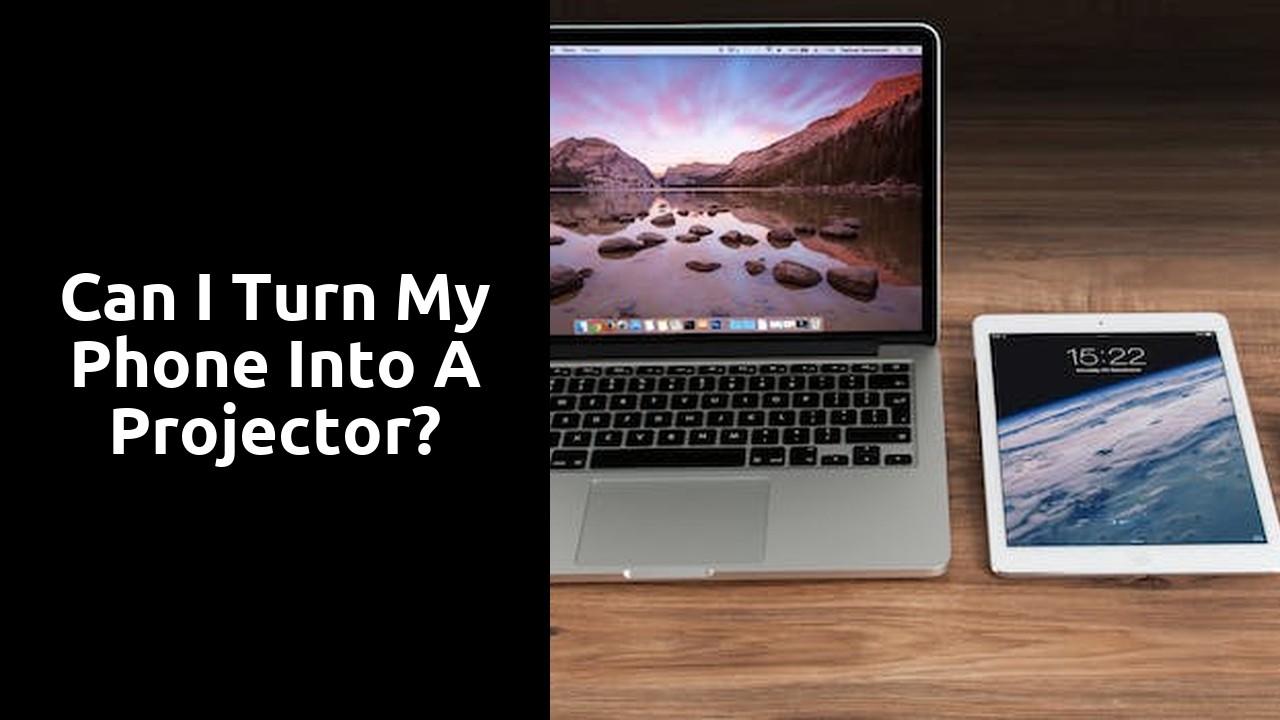 Can I turn my phone into a projector?