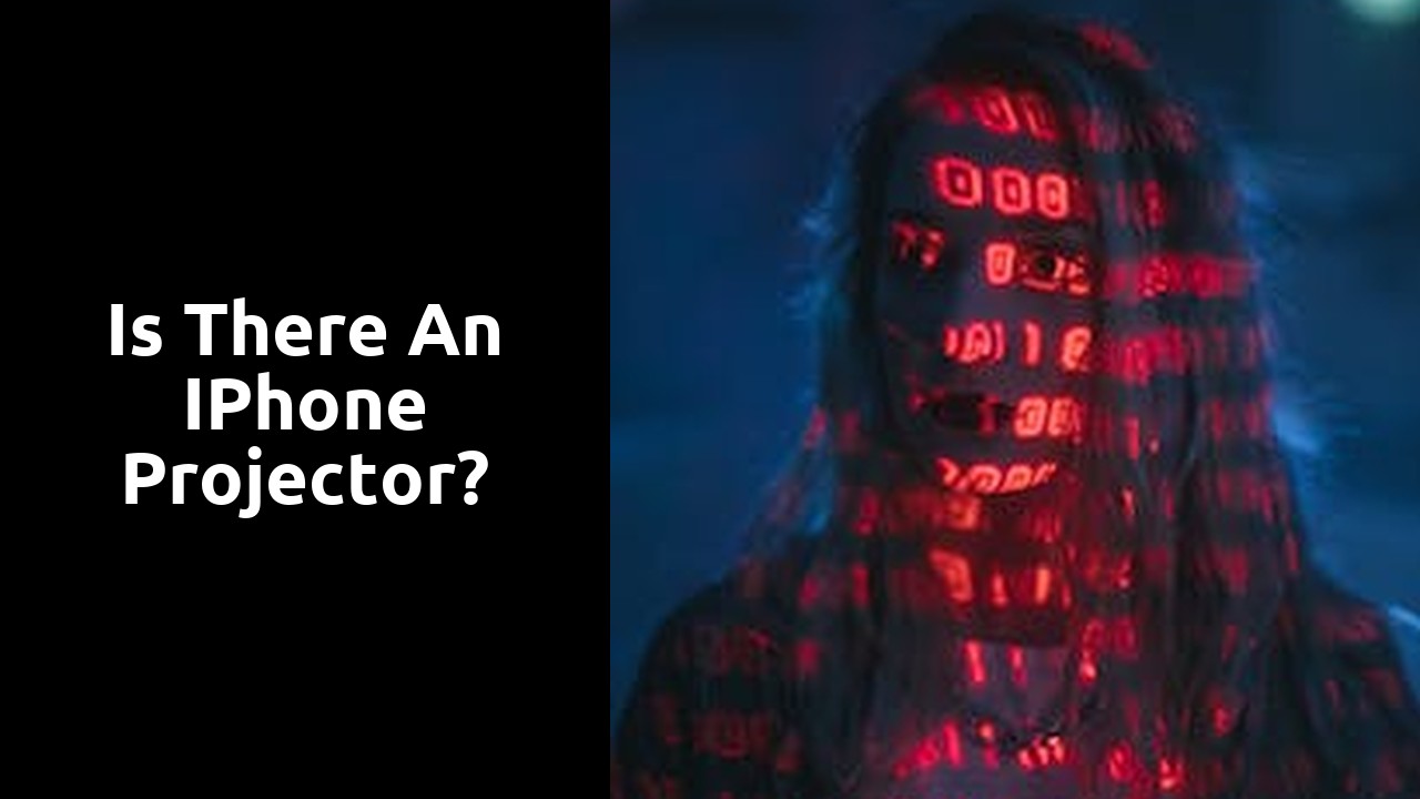 Is there an iPhone projector?